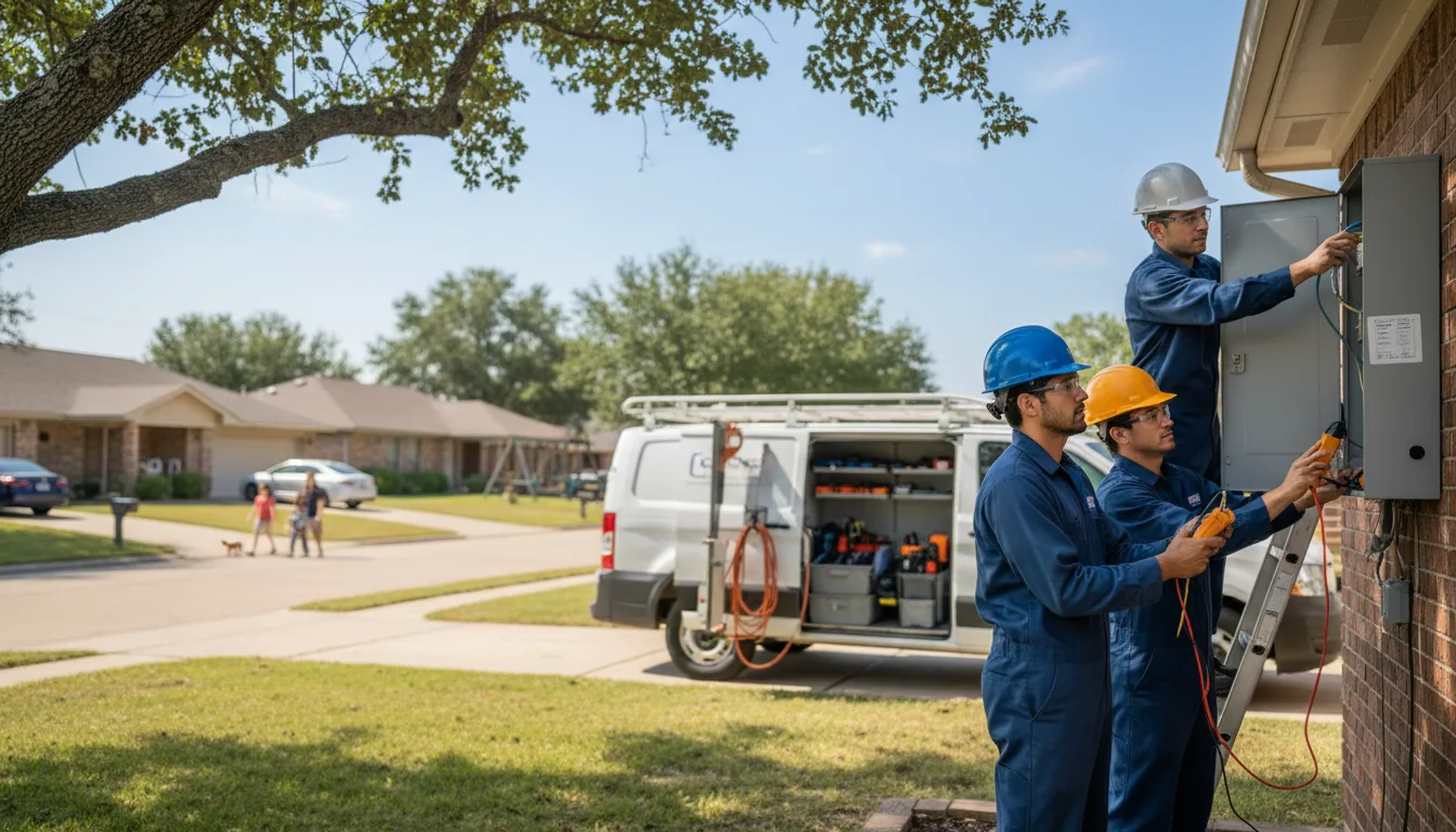 Certified electrician providing emergency electrical services in Billingsley, AL